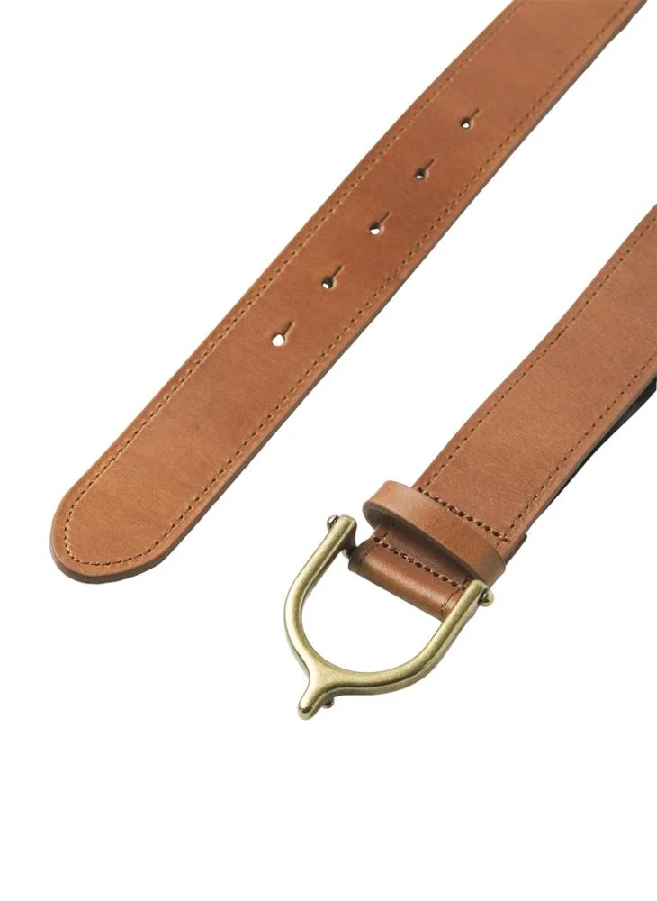 JACK & JONES Cognac Casual Hole Allocated Belt for Men | Best Price UAE